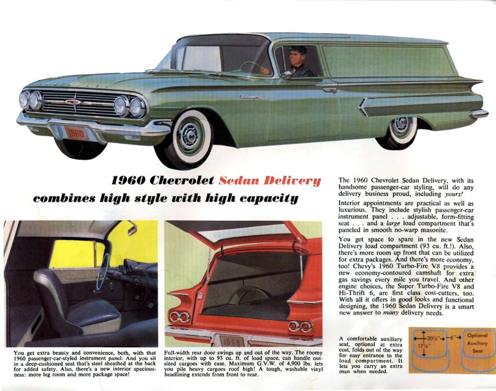 1960 Chevrolet Sedan Deliivery Brochure