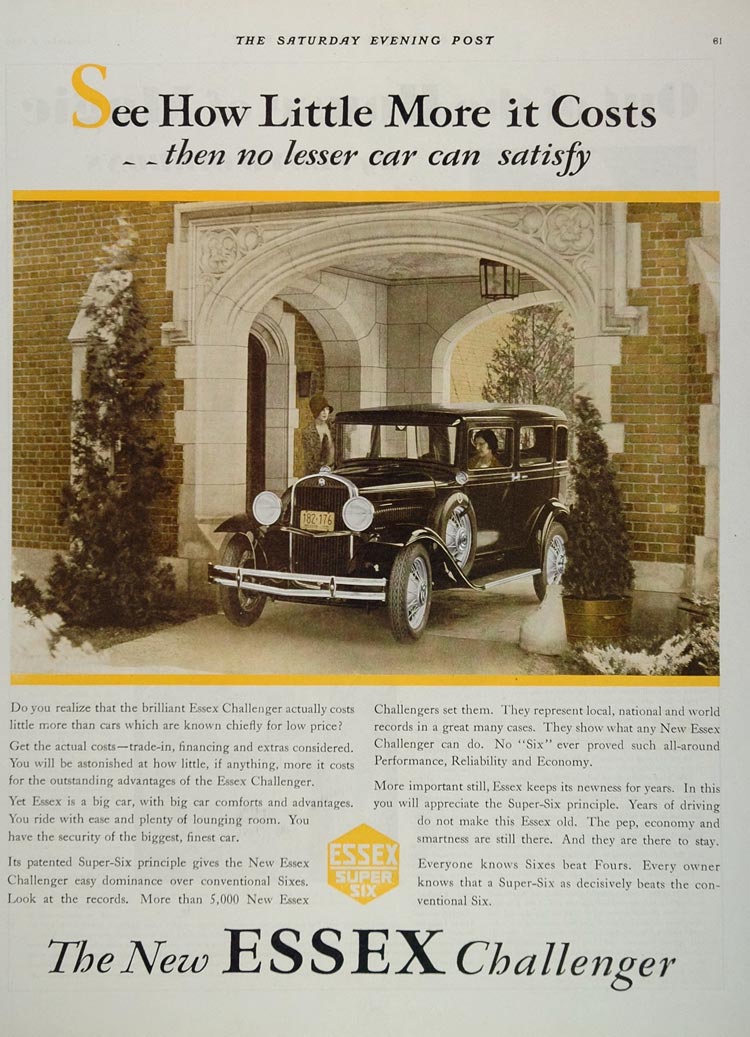 1930 Essex Ad