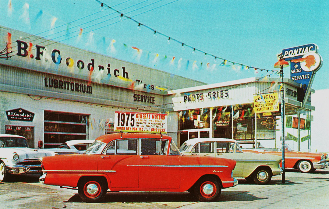 South Bay Pontiac, with Vauxhall Victor models.