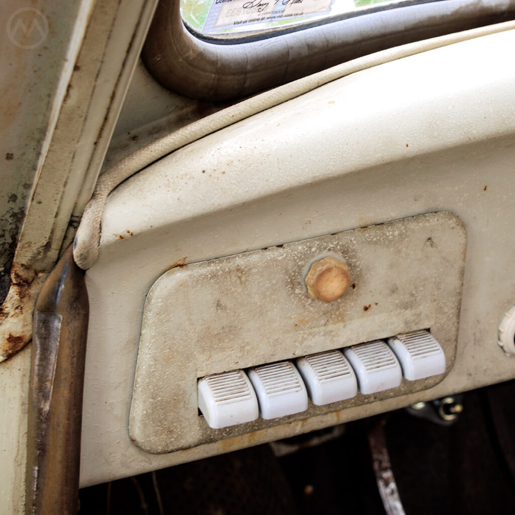 1963 Trabant 600 switches