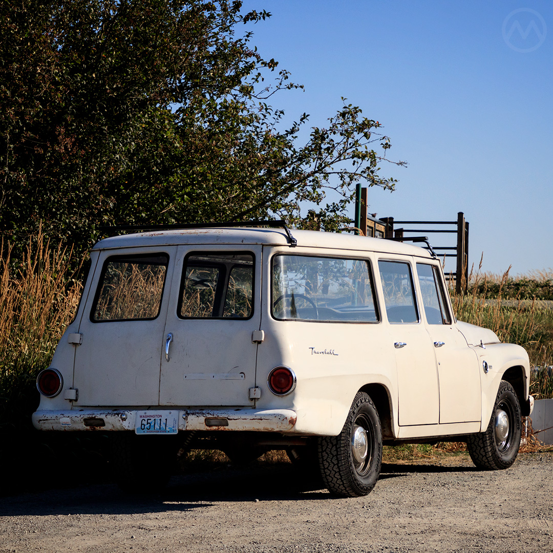 1967 International Travelall rear view