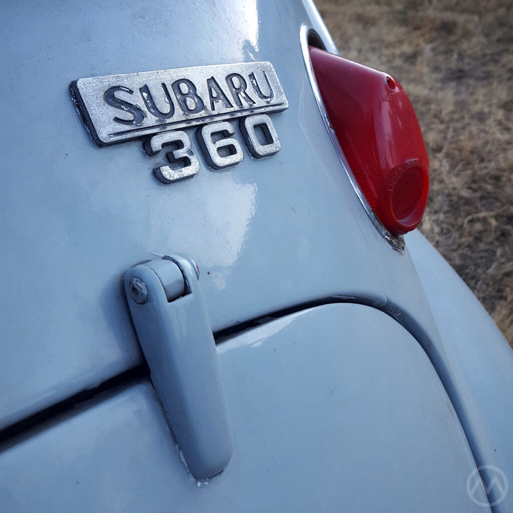 1965 Subaru 360 badge