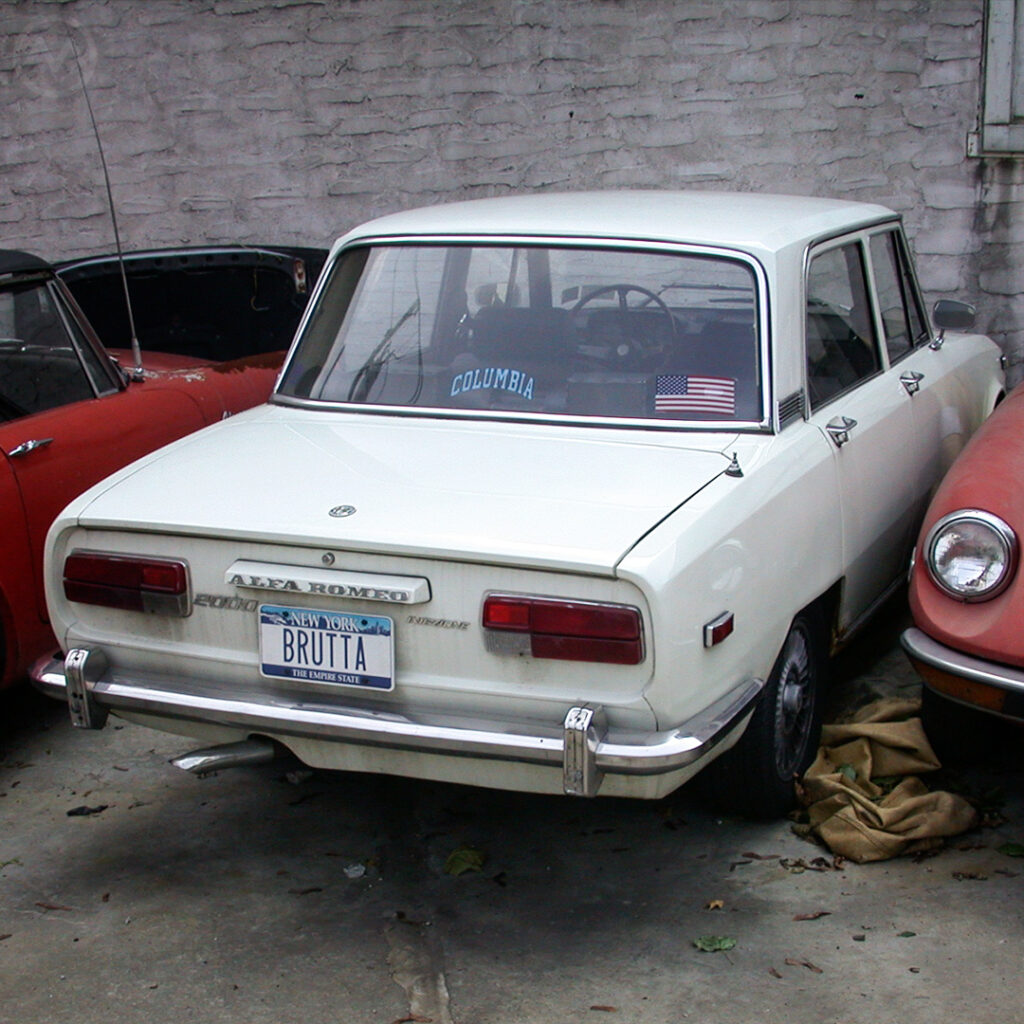 1973 Alfa Romeo 2000 Berlina Rear