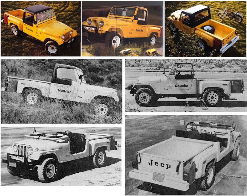 Brian Chuchua Jeep Gaucho pictures from the 1970s